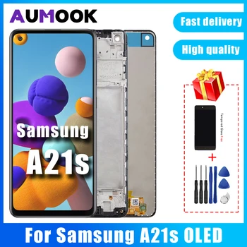 Оригинальный Сенсорный экран Для Samsung A217 A21s LCD SM-A217F SM-A217F/DS SM-A217F/DSN Дисплей для Samsung Galaxy A21S LCD
