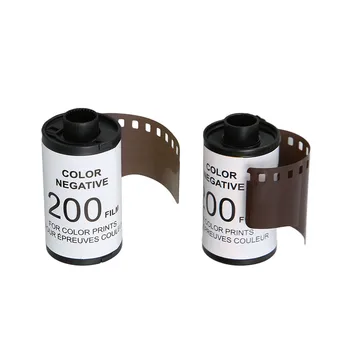 2 рулона 24 листа цветной пленки для камеры 35 мм каждый ISO 200 HD Водонепроницаемая цветная негативная пленка для винтажной камеры для 135 камер N