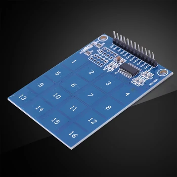TTP229 Цифровой емкостный переключатель Модуль сенсорного датчика 2,4 В-5,5 В Модуль датчика цифровой сенсорной кнопки 16 каналов для Arduino
