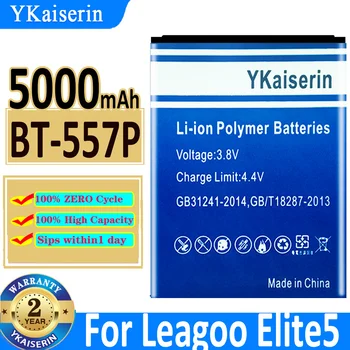 5000 мАч YKaiserin Аккумулятор Лучший Бренд 100% Новый BT-557P Аккумулятор для LEAGOO Elite5 Elite 5 В наличии Bateria