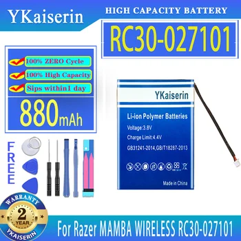 YKaiserin Аккумулятор RC30027101 880 мАч Для Razer MAMBA WIRELESS RC30-027101 Digital Bateria