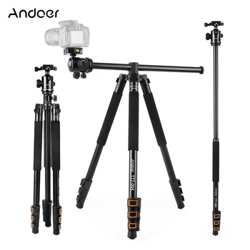 Штатив-Монопод для камеры Andoer TTT-004 200 см из Алюминиевого Сплава с Шаровой Головкой, 4 Секции для цифровых Зеркальных камер ILDC, Нагрузка 8 кг