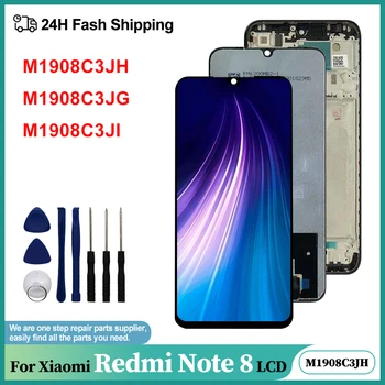 Оригинал для Xiaomi Redmi Note 8 ЖК-дисплей С Сенсорным Экраном и Цифровым Преобразователем В Сборе Для Redmi Note 8 M1908C3JH M1908C3JG M1908C3JI LCD