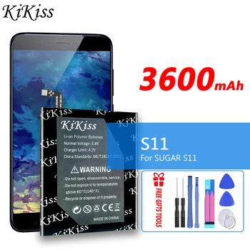 3600mAh KiKiss Аккумулятор Большой Емкости 376281 Аккумулятор для Аккумуляторов Мобильных Телефонов SUGAR S11